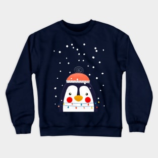 Christmas Penguin Crewneck Sweatshirt